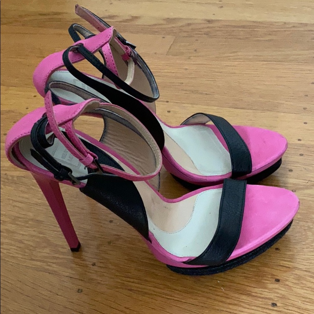 Herve Leger Colorblock Stilettos